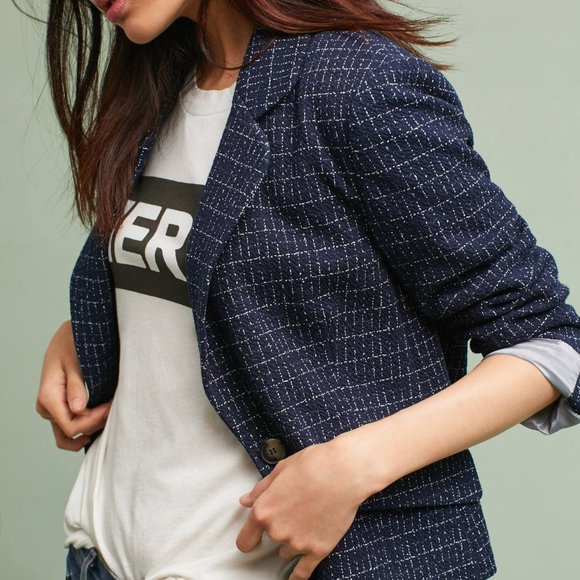 Anthropologie Cartonnier Michel Knit Blazer - Picture 5 of 15